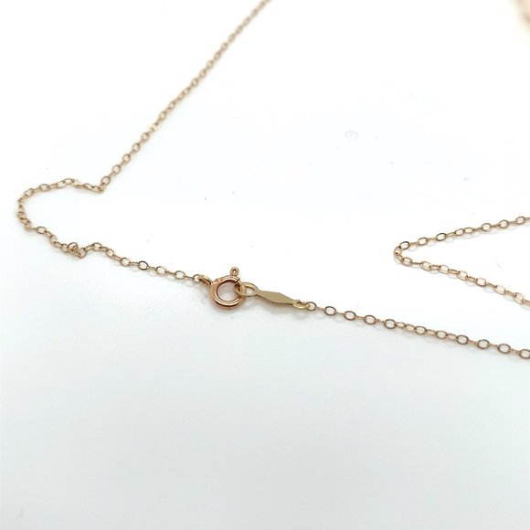 14K Yellow Gold Graduated Pearl Necklace - Picture 3 of 3